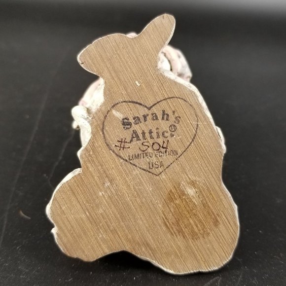 Sarah's Attic Figure Rachel Wedding Flower Girl Limited Edition #504 Dated 1990 - Picture 2 of 7